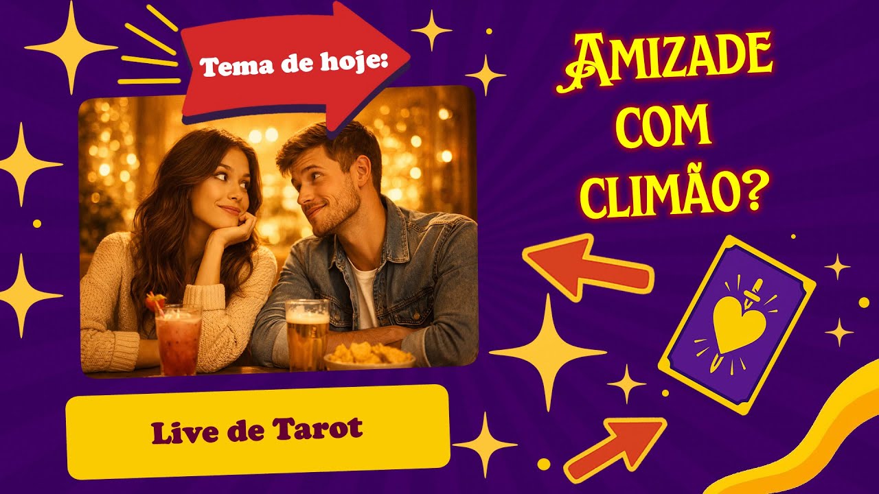 SÓ AMIZADE… MESMO? Live coletiva + paga #tarot #tarotamor #tarotonline
