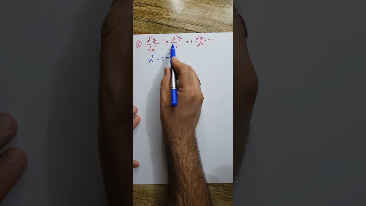 المحاضرة 25 أمثلة حول المعادلة التفاضلية الخطية المتجانسة ذات المعاملات الثابتة. نوار الأسدي