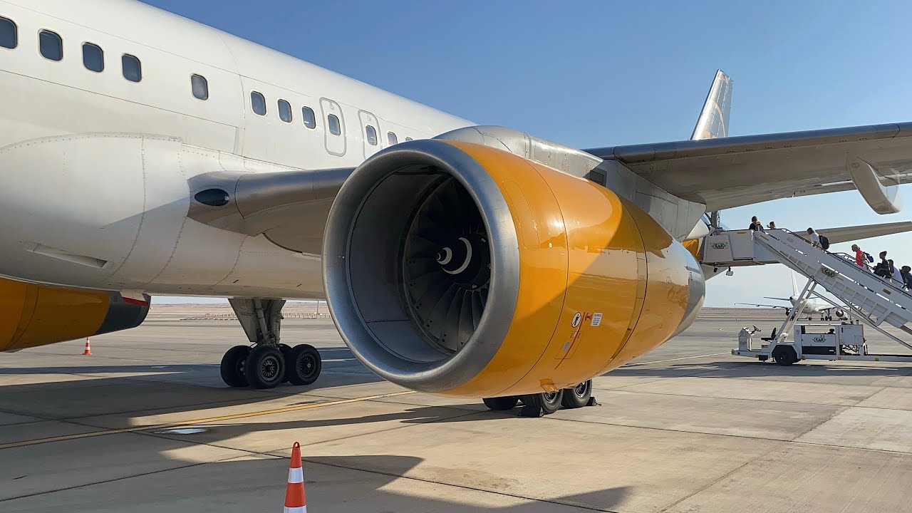 Condor Boeing 757-330 D-ABOK Full Takeoff Onboard at Hurghada with Amazing RB 211 Engine Power 🚀