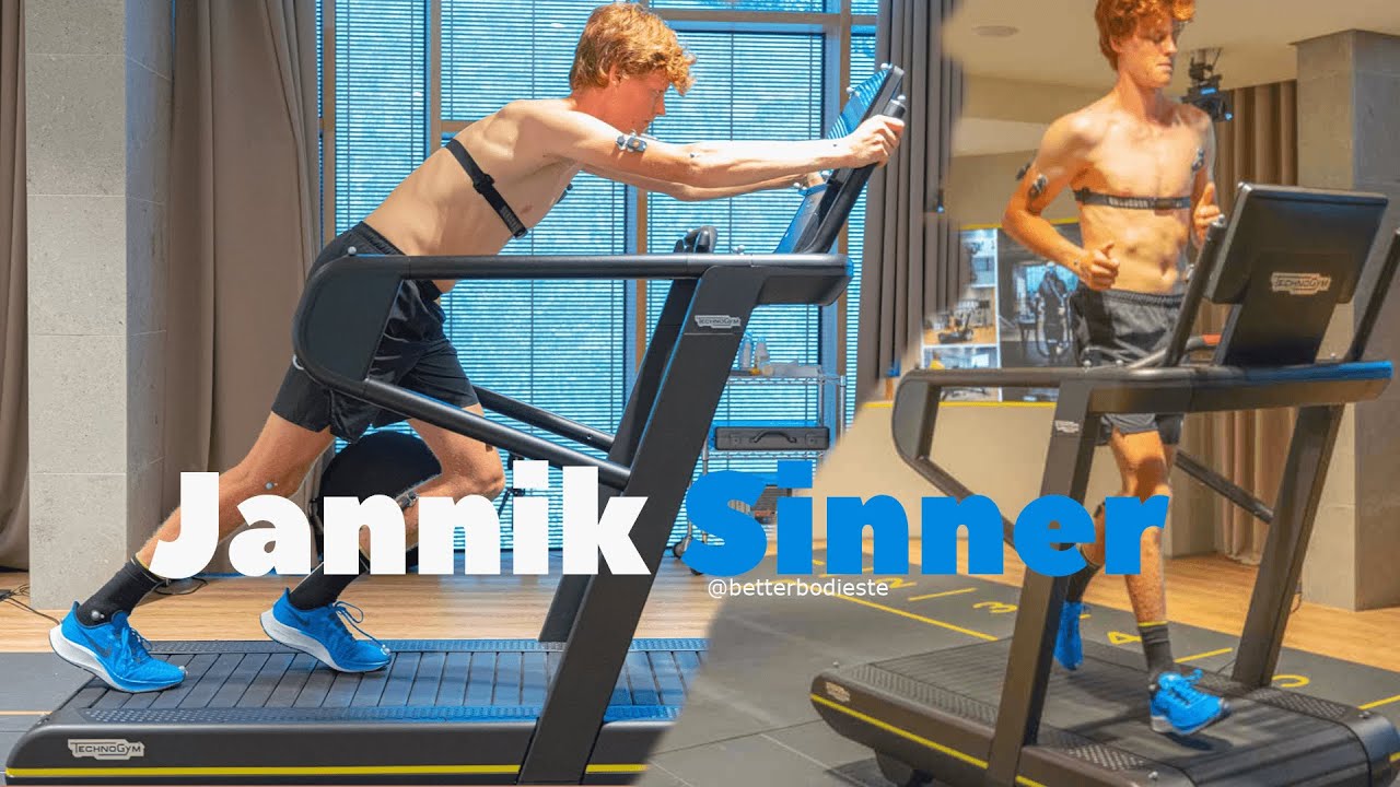 Jannik Sinner foot drills and court
