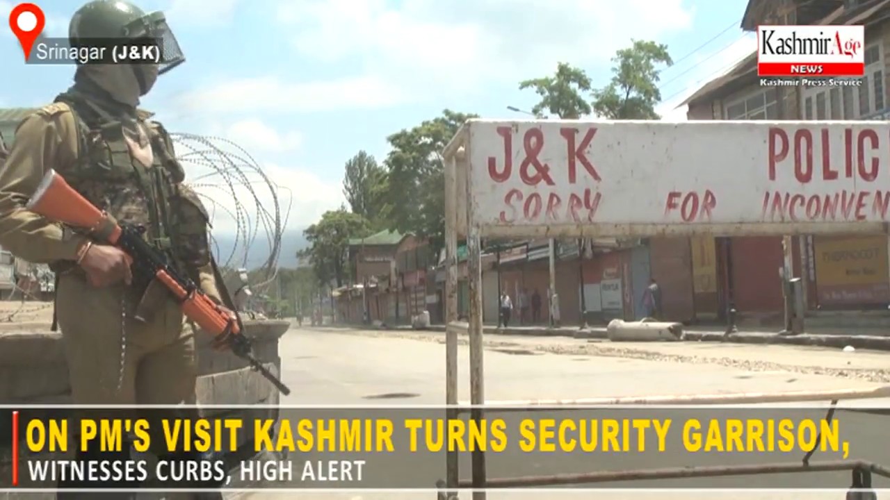 On PM's visit Kashmir turns security Garrison, witnesses curbs, high alert