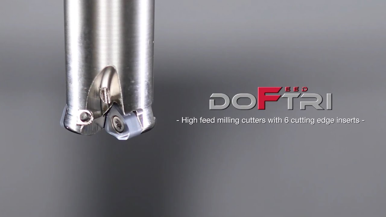 Next-Generation High-Feed Cutter “DoFeedTri” (Tungaloy Corporation)