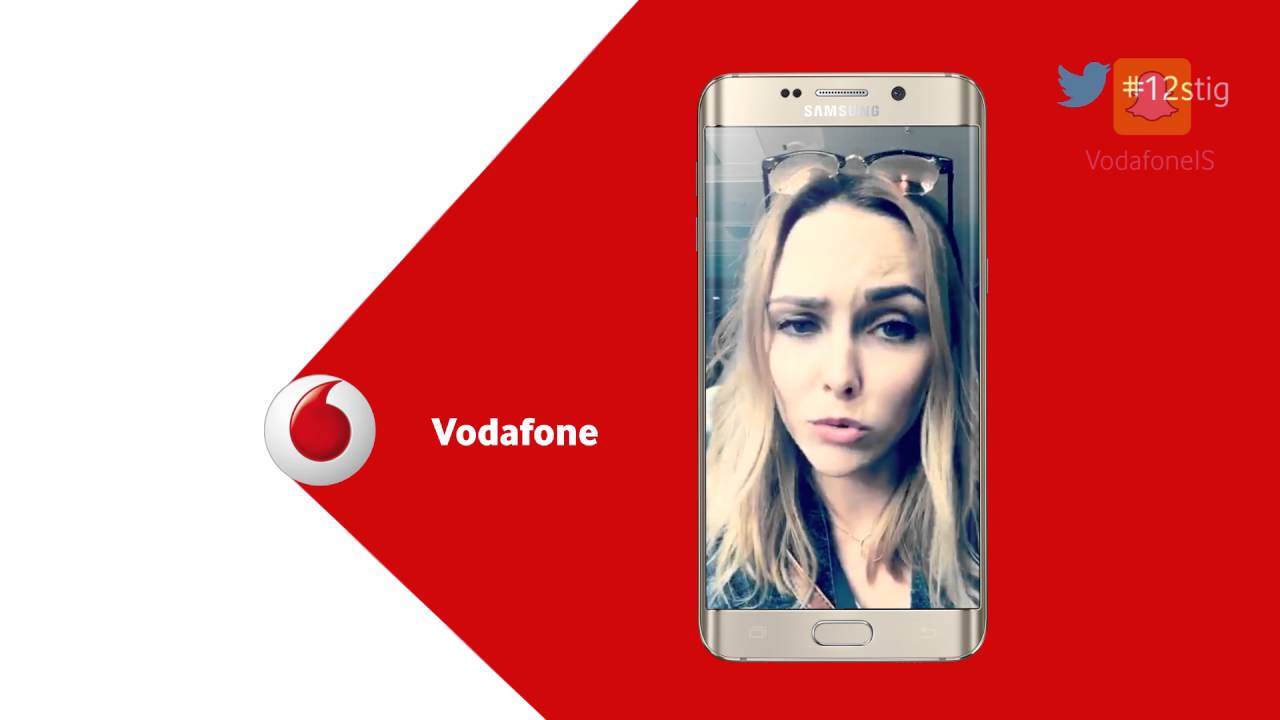 Eurovision 2016 - Fylgstu me&eth; &aacute; snapchat r&aacute;sinni VODAFONEIS