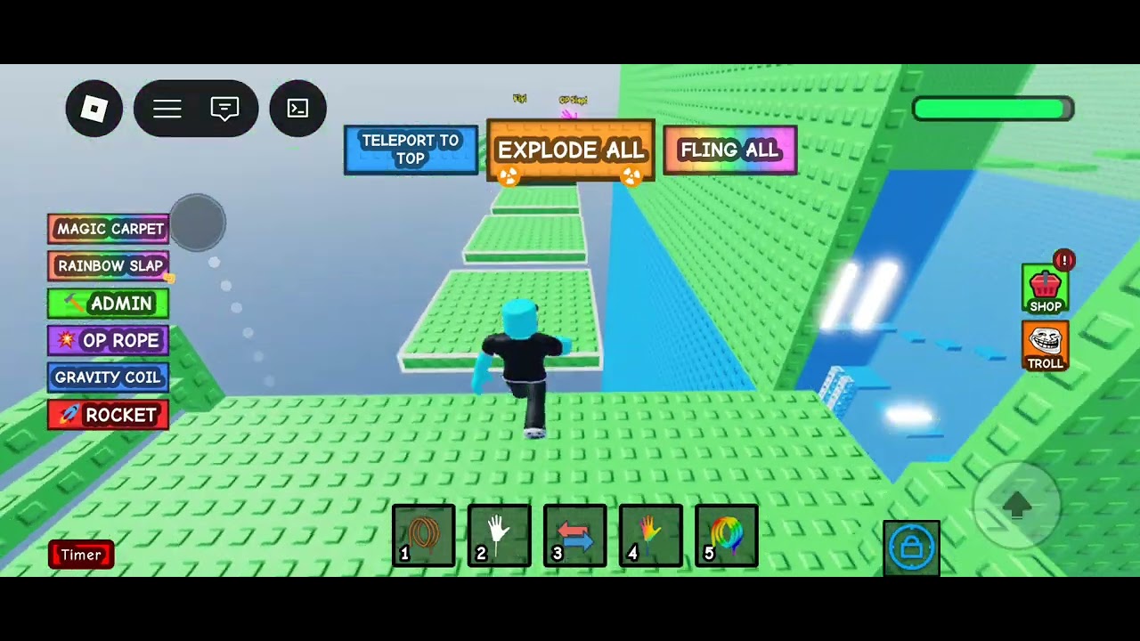 Beating troll swap tower #roblox 
