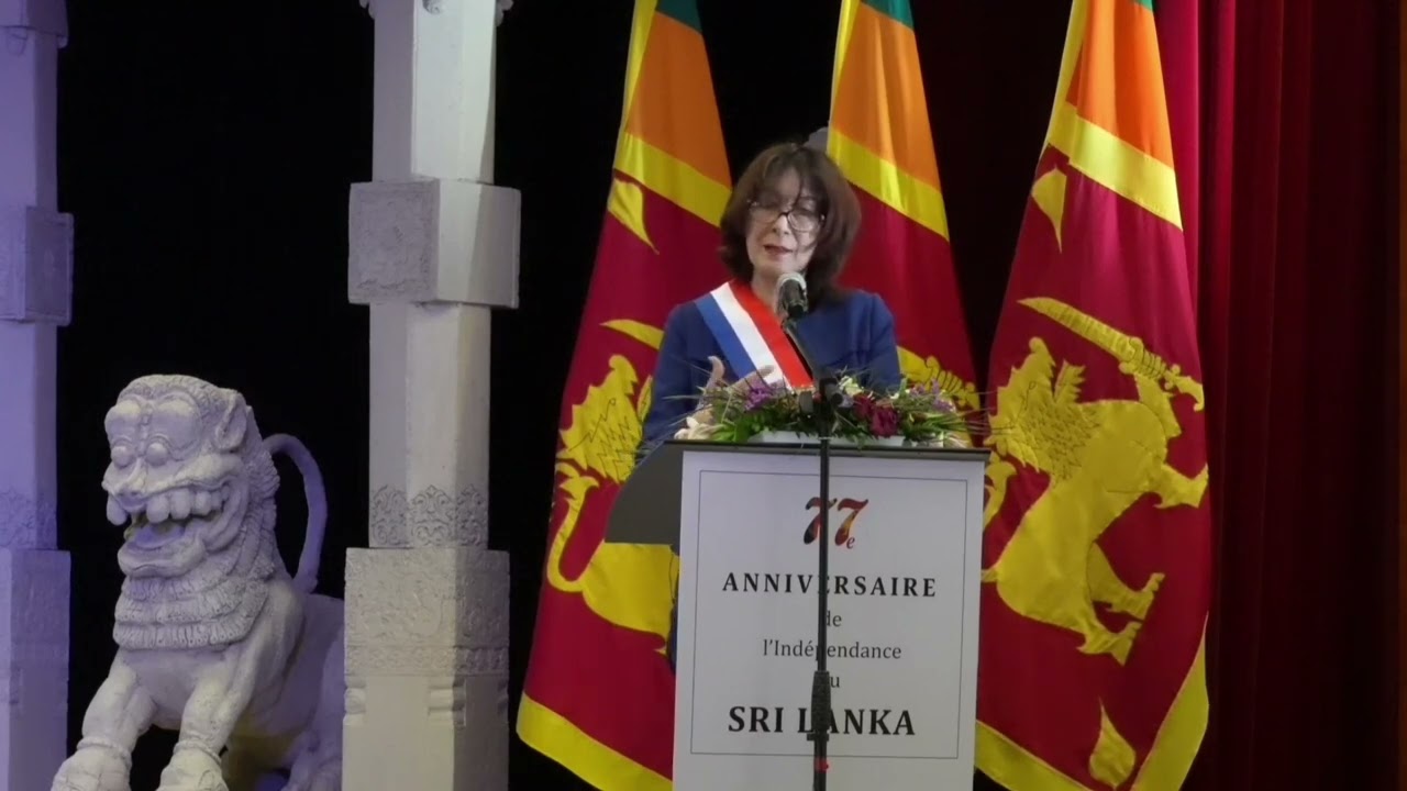 Address by Hon. Soumya Bourouaha, President,  France - Sri Lanka Friendship Group, National Assembly