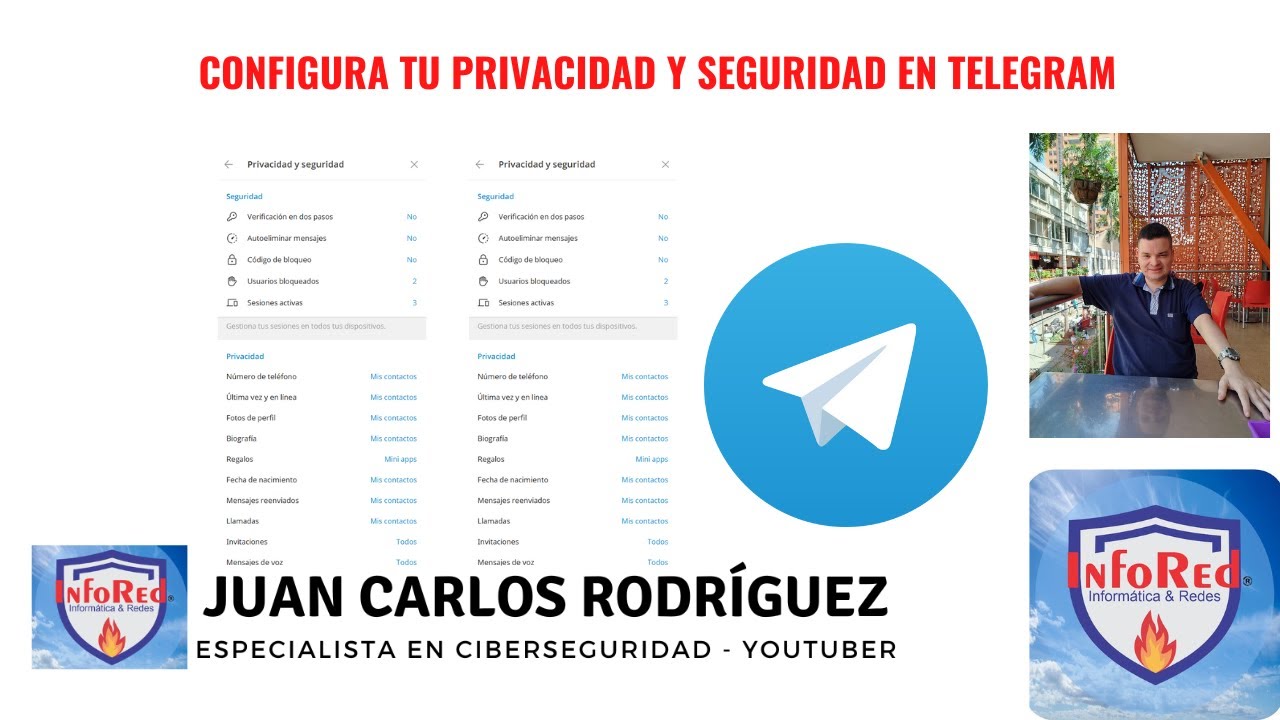 🔒 C&oacute;mo Configurar la Privacidad y Seguridad en Telegram 2025 Paso a Paso 📲