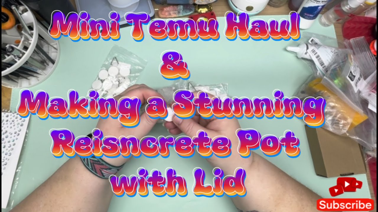 #75 Mini Temu Haul and Making Something with the Best Mould EVER #temu #jdictioncrafting #ecoresin