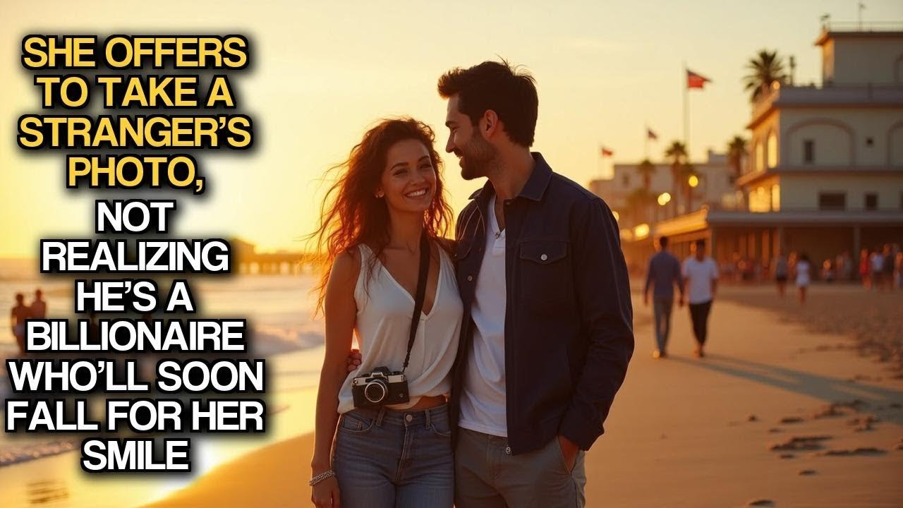 She Offers to Take Stranger’s Photo, Not Realizing He’s a Billionaire Who’ll Soon Fall for Her Smile