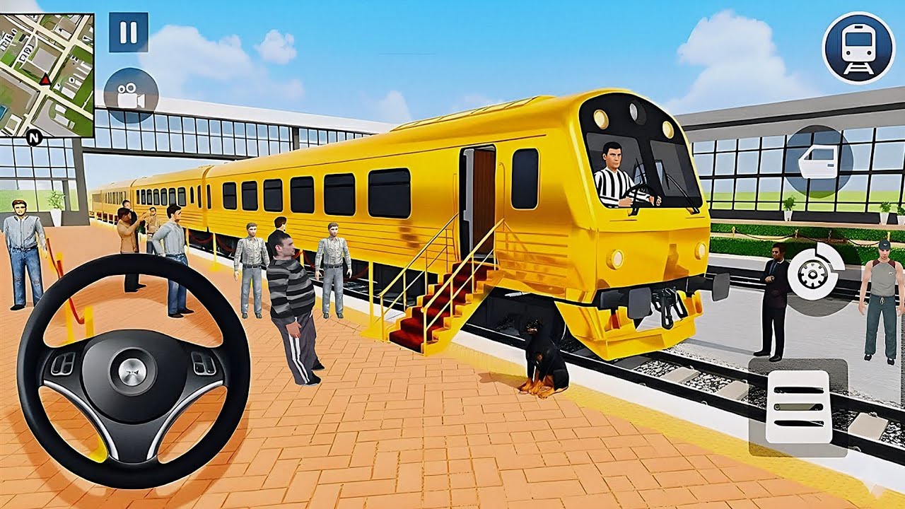 🤑Indian Thift Auto Simulator🤩Indian Showroom Purchase😯Modified Lexriy New Golden train And Bike🥳Game