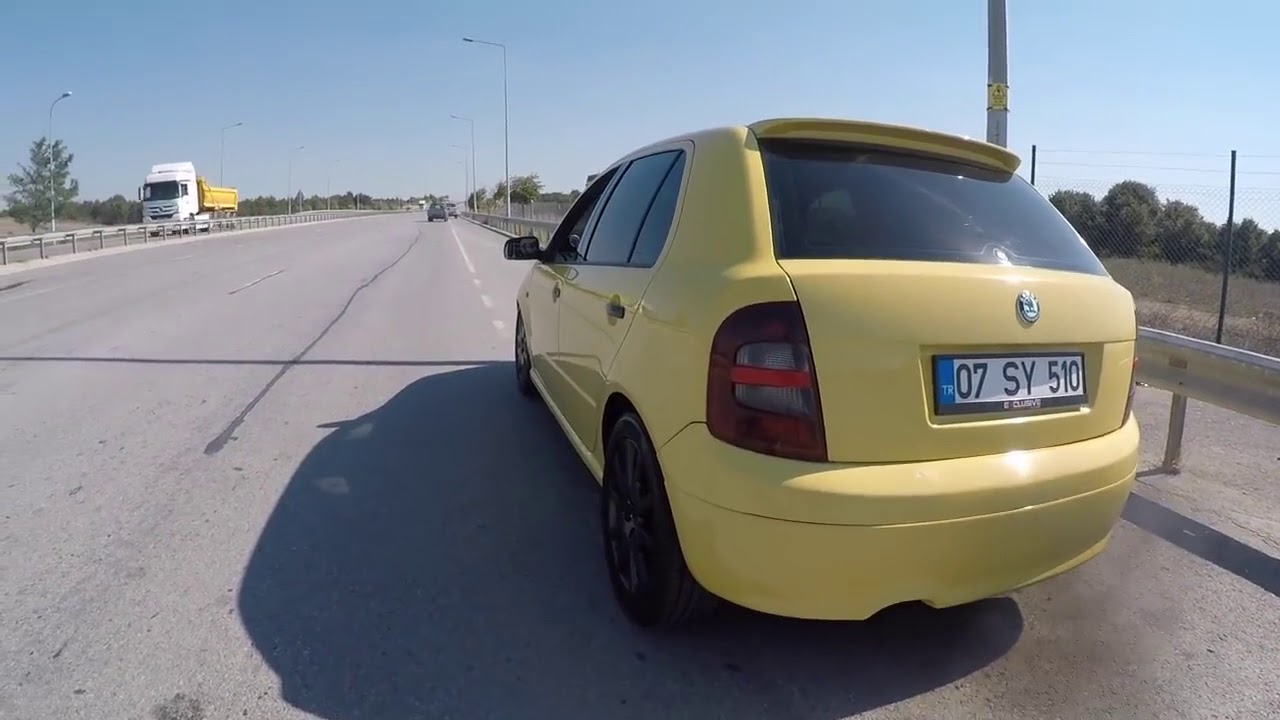 ŠKODA FABIA RS TDI NITRO @ exhaust sound and acceleration test