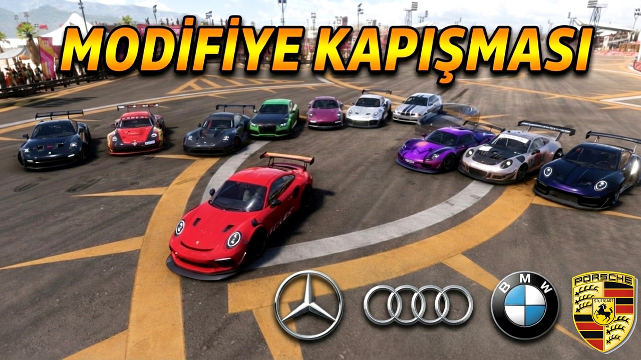 EN İYİ ALMAN ARABASI YAPAN KAZANIR! İZLEYİCİLERİMLE MODİFİYE KAPIŞMASI FORZA HORIZON 5