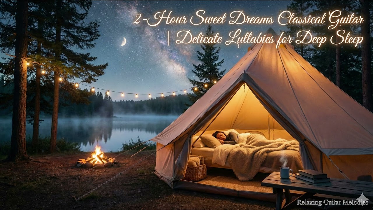 🌠 2-Hour Sweet Dreams Classical Guitar | Delicate Lullabies for Deep Sleep