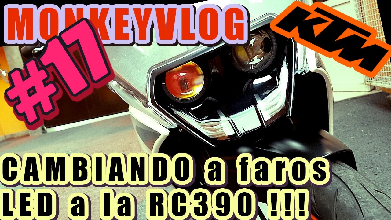 El mejor LED para KTM RC390 | MONKEYVLOG