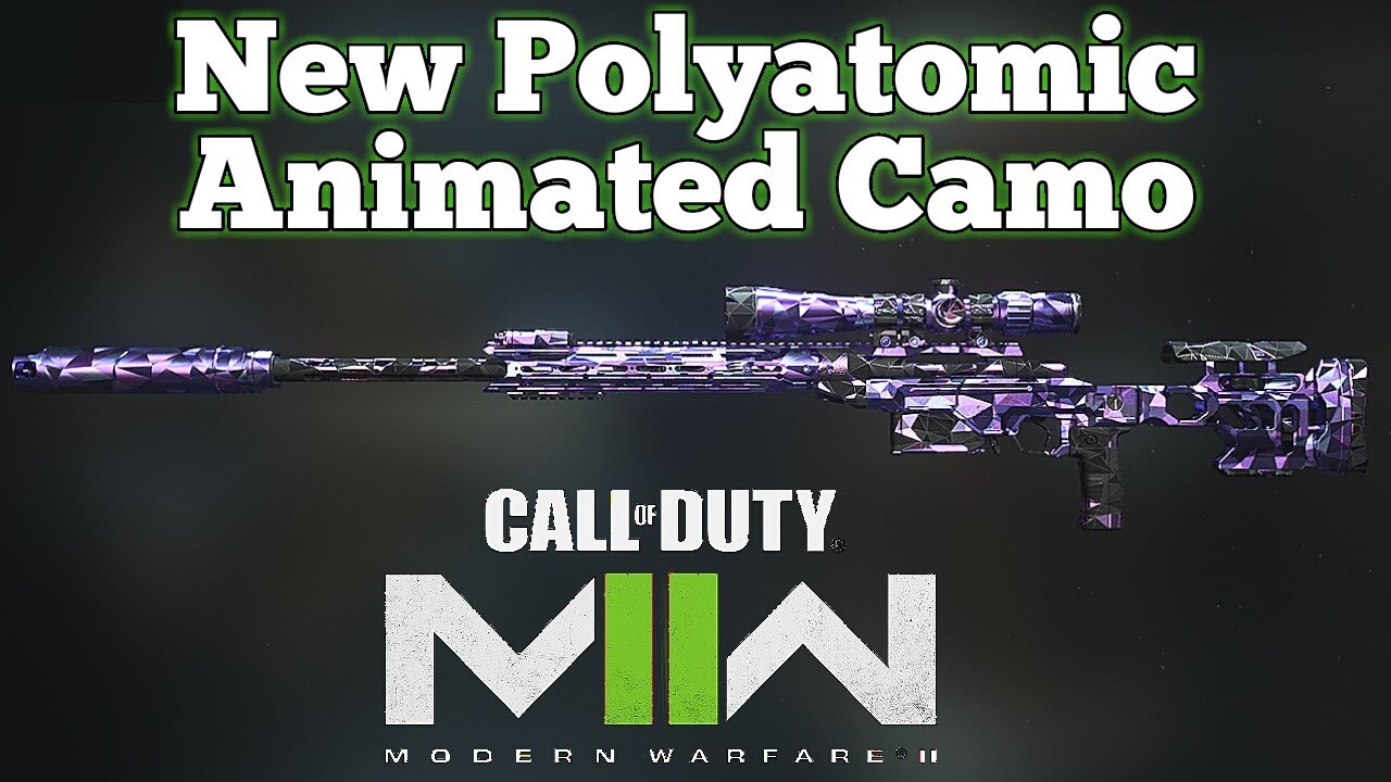 Modern Warfare 2 New Polyatomic Animated Camo