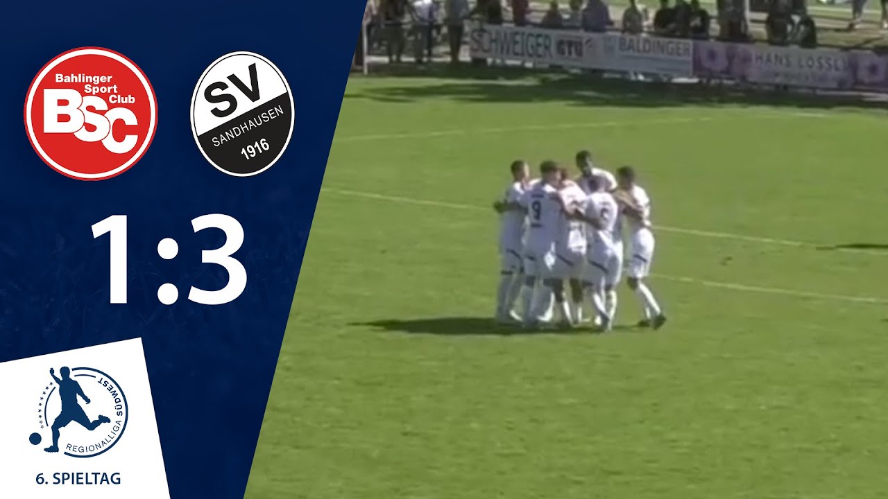 Aufatmen für Sandhausen | Bahlinger SC - SV Sandhausen | 6. Spieltag RLSW