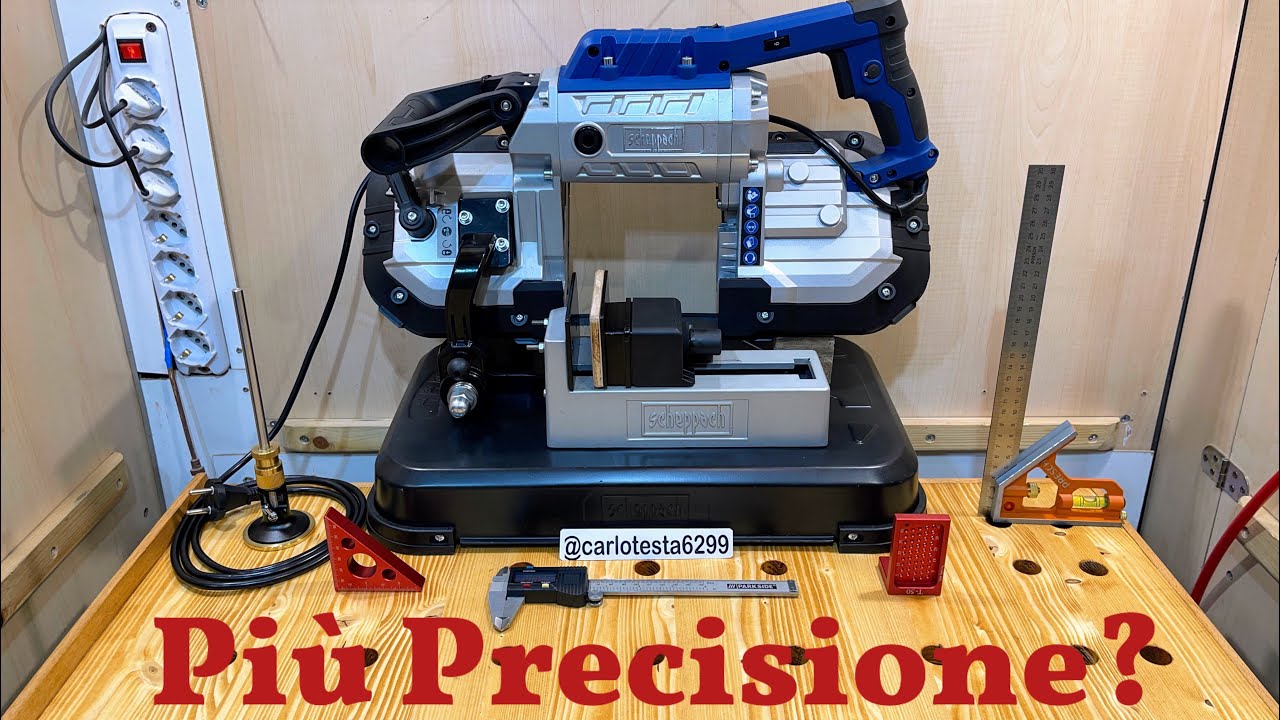 Sega a nastro come renderla più precisa . Band saw how to make it more precise.