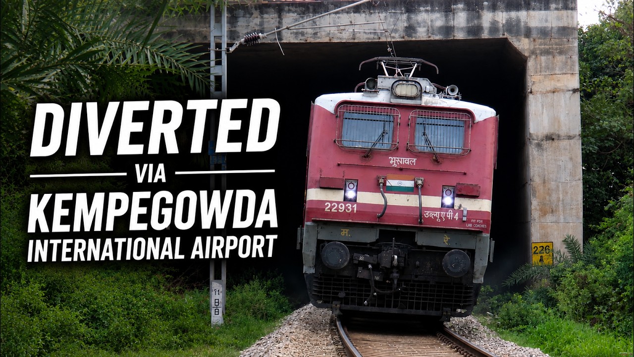 Shatabdi, Vande Bharat & Express Trains Diverted via Bengaluru Airport Route | Indian Railways