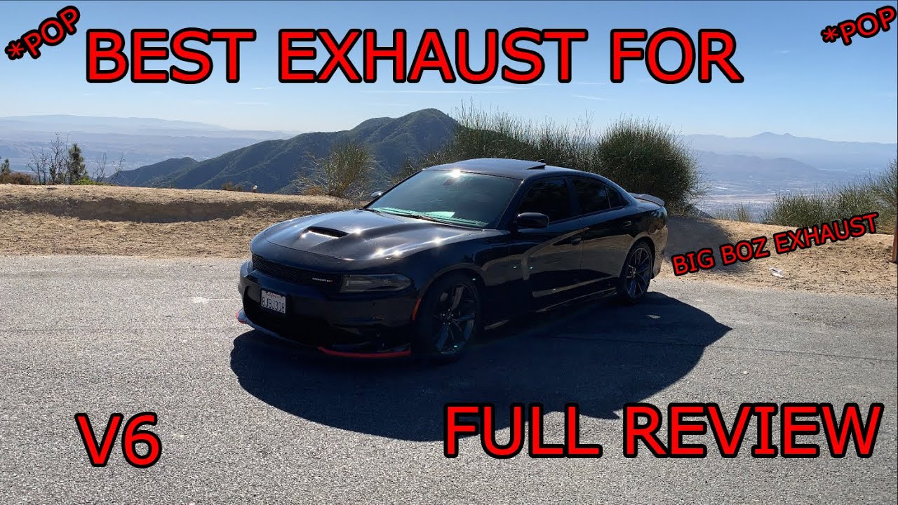 DODGE CHARGER GT BIG BOZ EXHAUST: EXHASUT SETUP (BEST SOUNDING V6)