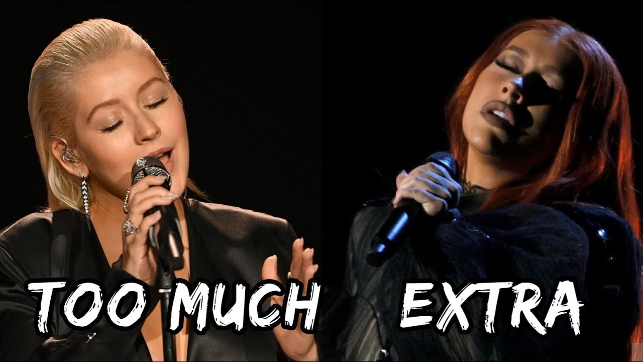 Christina Aguilera: OVER THE TOP vs. PERFECT Vocal Moments