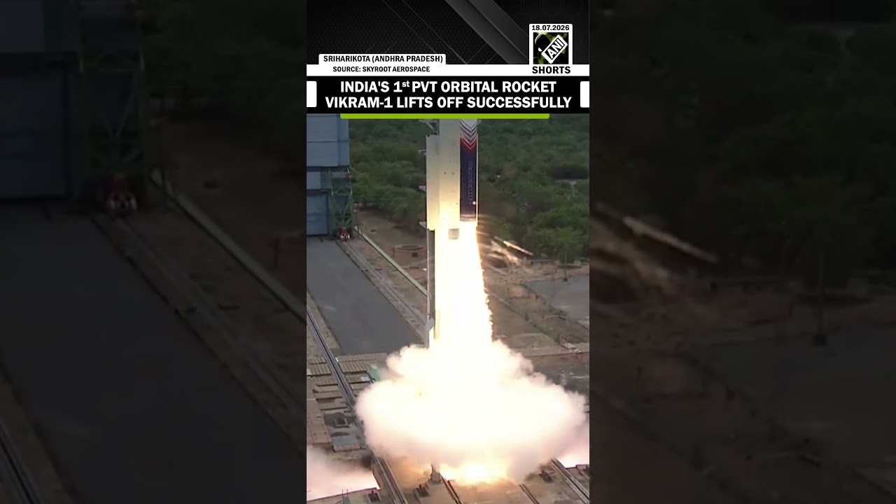 HISTORIC! India launches 1st privately built orbital rocket Vikram-1 from Satish Dhawan Space Centre