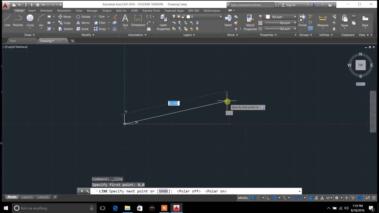 UCS Coordinate System - Cartesian coordinate system in AutoCad