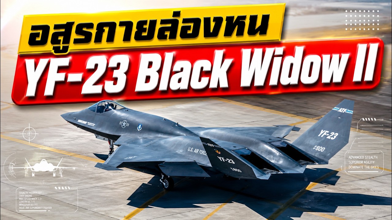 YF-23 Black Widow II อสูรกายล่องหน