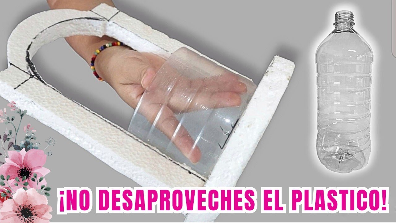 NO DESAPROVECHO EL PLASTICO DE BOTELLAS!!! ...ESTO HICE A MUY BAJO COSTO $$$ / PLASTIC BOTTLE CRAFTS