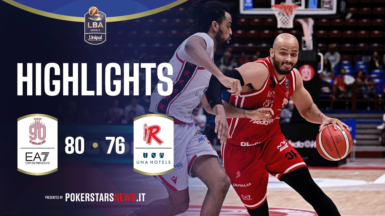 EA7 Emporio Armani Milano - UNA Hotels Reggio Emilia | PokerstarsNews Highlights SerieA Unipol 25/26