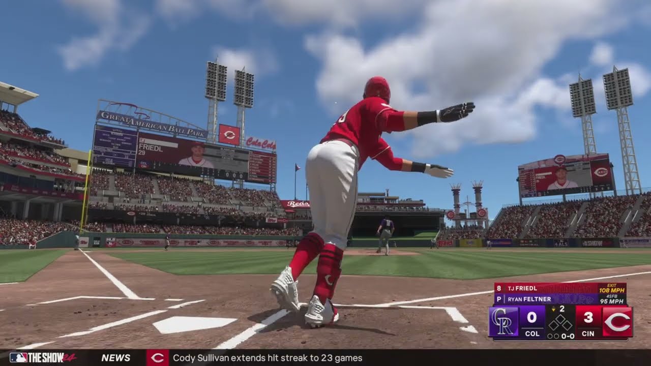 MLB24 Reds Highlights Game 95