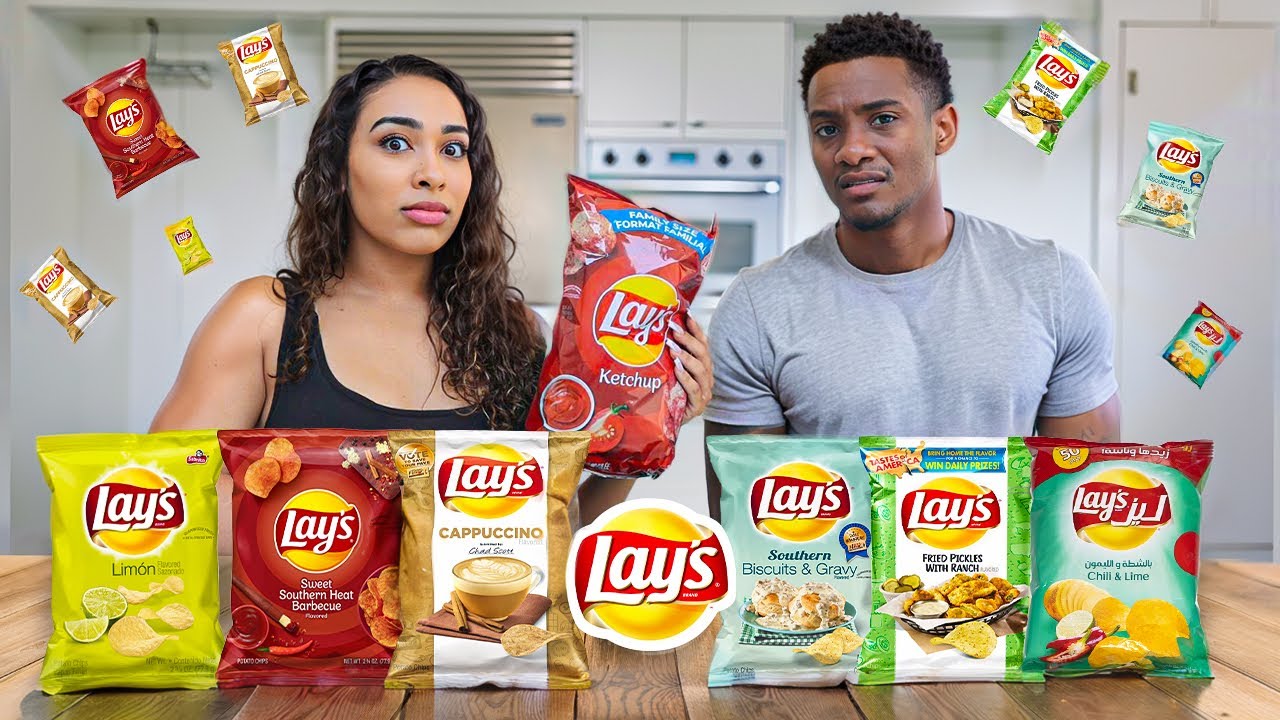 Trying The World's WEIRDEST Chip Flavors!!