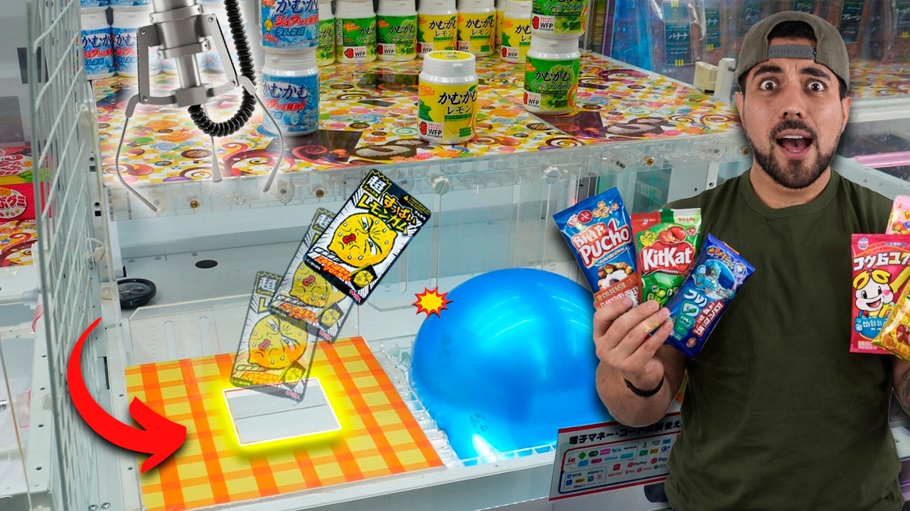 ASÍ SON LAS MÁQUINAS DE GARRA DE DULCES EN JAPÓN