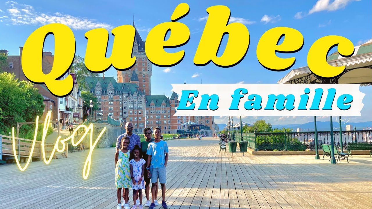 🇨🇦☀️ Vlog vie de Famille au Canada// Un Après -Midi En Famille au Vieux-Québec