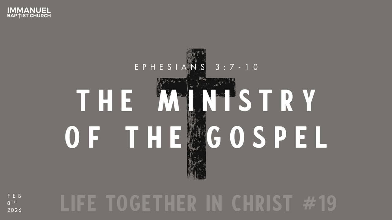 March 1 2026 - Dr. Mark John Bennett - Rooted and Grounded in Christ