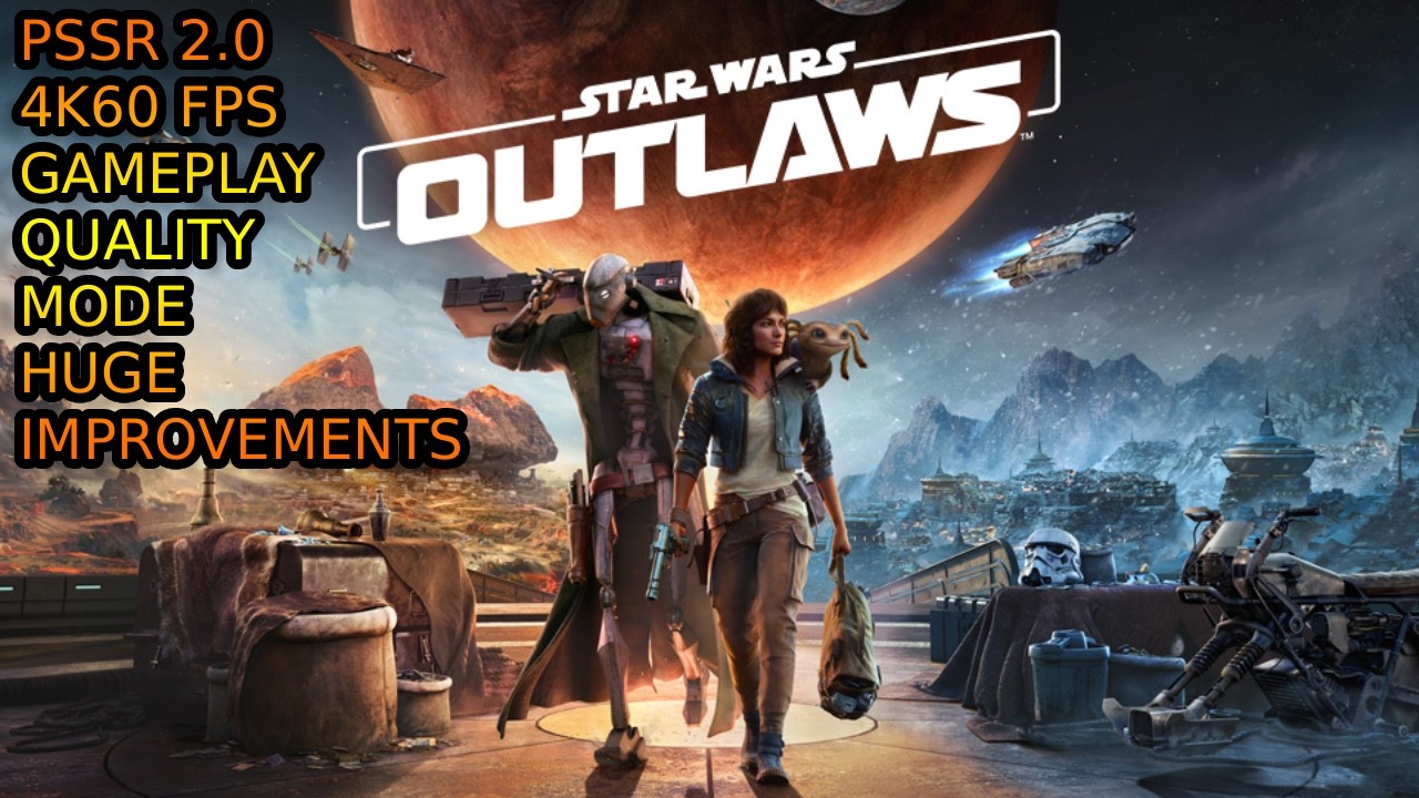 PS5 PRO PSSR 2 Star Wars Outlaws 4K60 FPS Gameplay. Quality Mode!