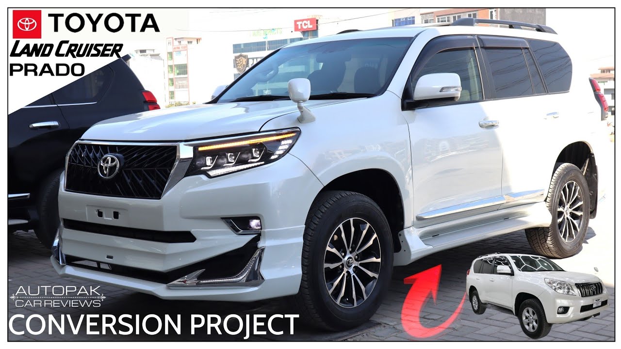 Toyota Land Cruiser Prado Facelift To 2023. Complete Conversion Process in 8 Mins!