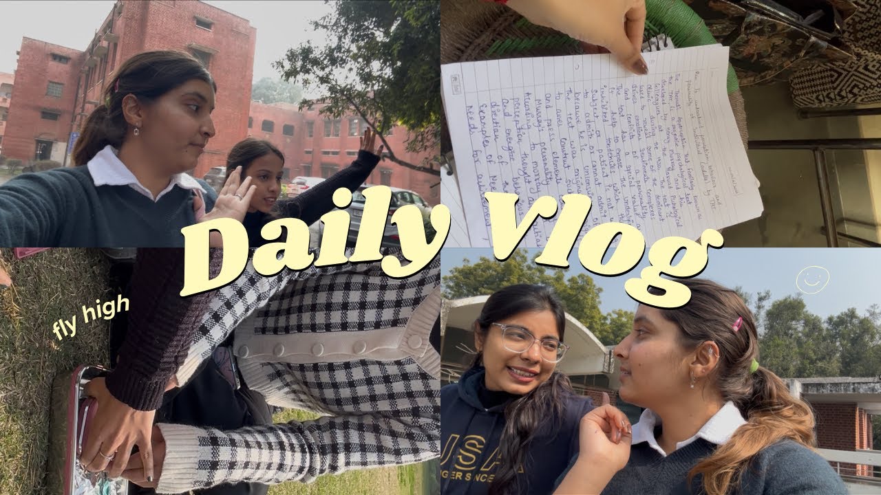 “Aaj ka din full fun tha end tak wait karo😂 CollegeLife#IndianCollege#LunchTime#FriendsFub#du#vlog
