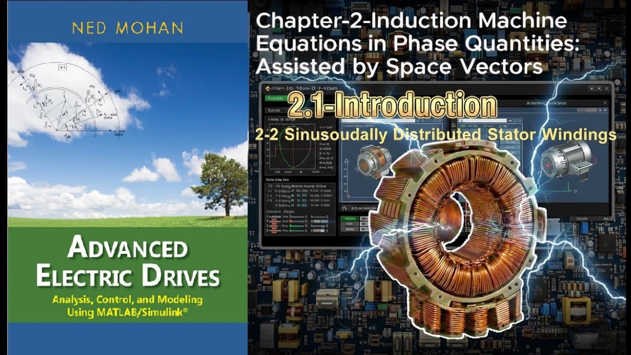Advanced Electric Drives | Chapter-2.1 & 2.2-Induction Machine Equations – Full Course-Ned Mohan