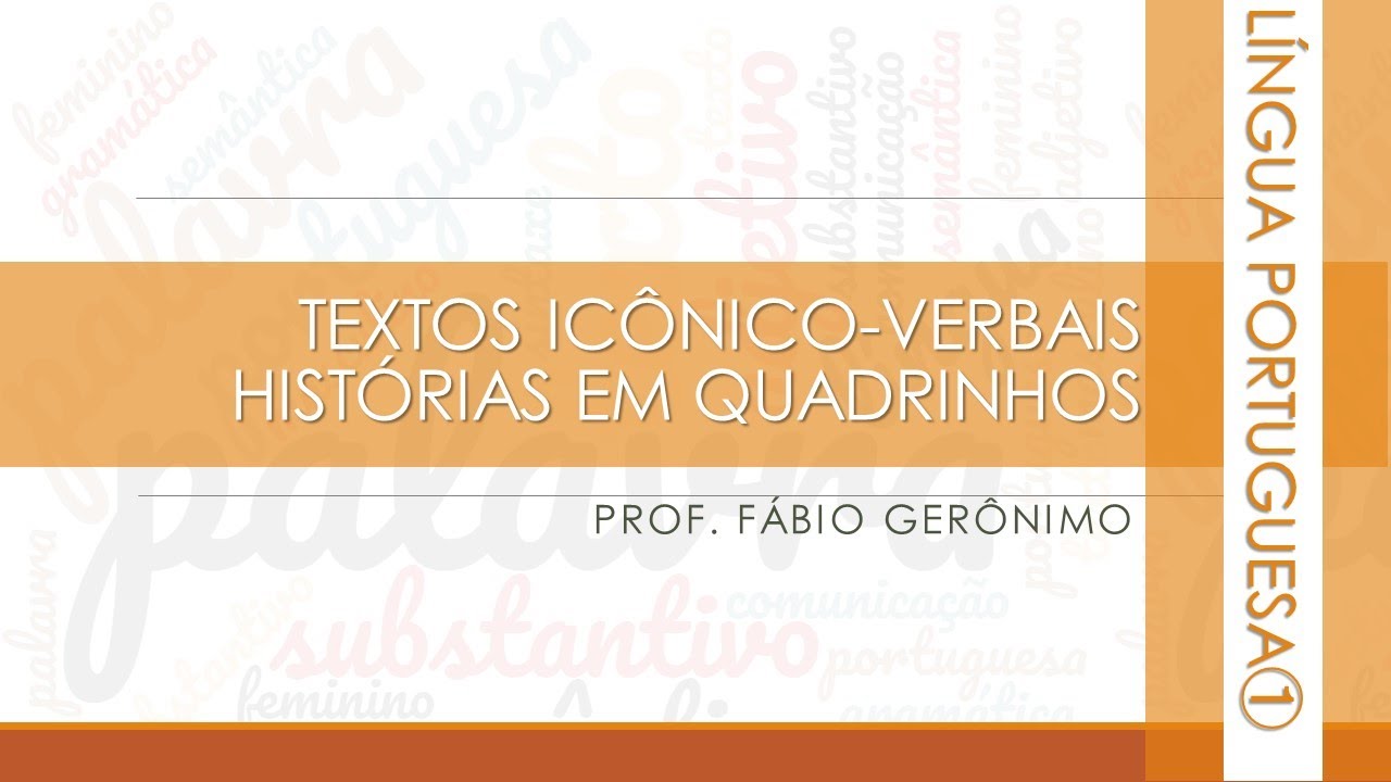 Textos Icônico Verbais I  - As origens