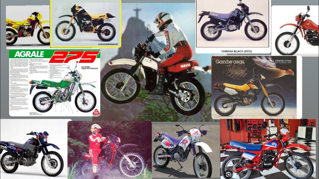 Motos de TRILHA ANOS 80 e 90