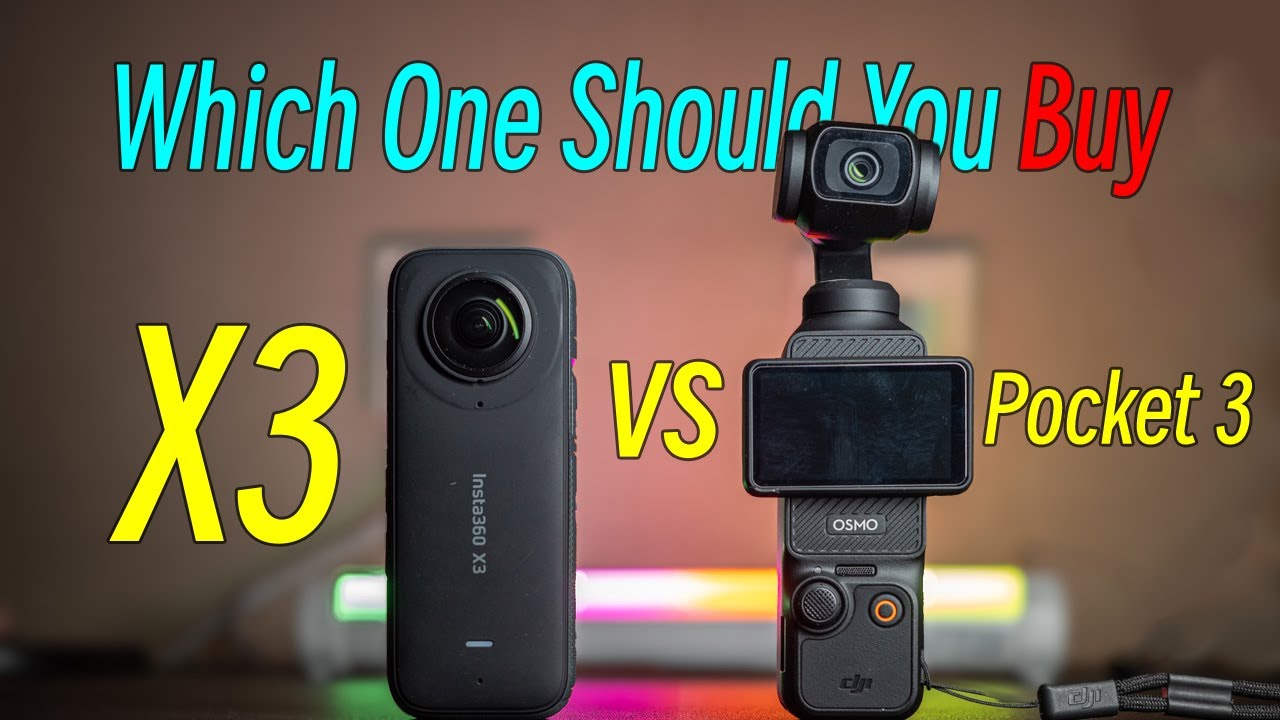Which one Should You Buy ? Insta360 X3 vs DJI Pocket 3 , The Explaination