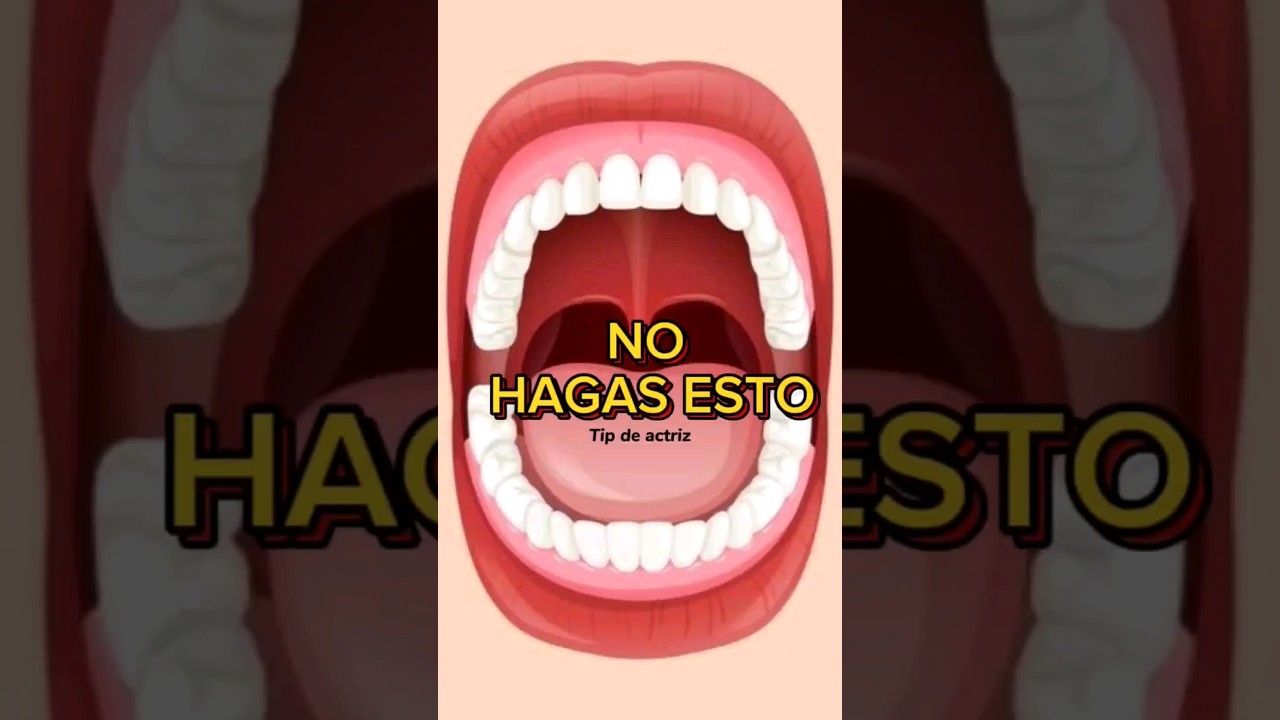 Así deshaces las flemas😱Tip de actriz 🎭 