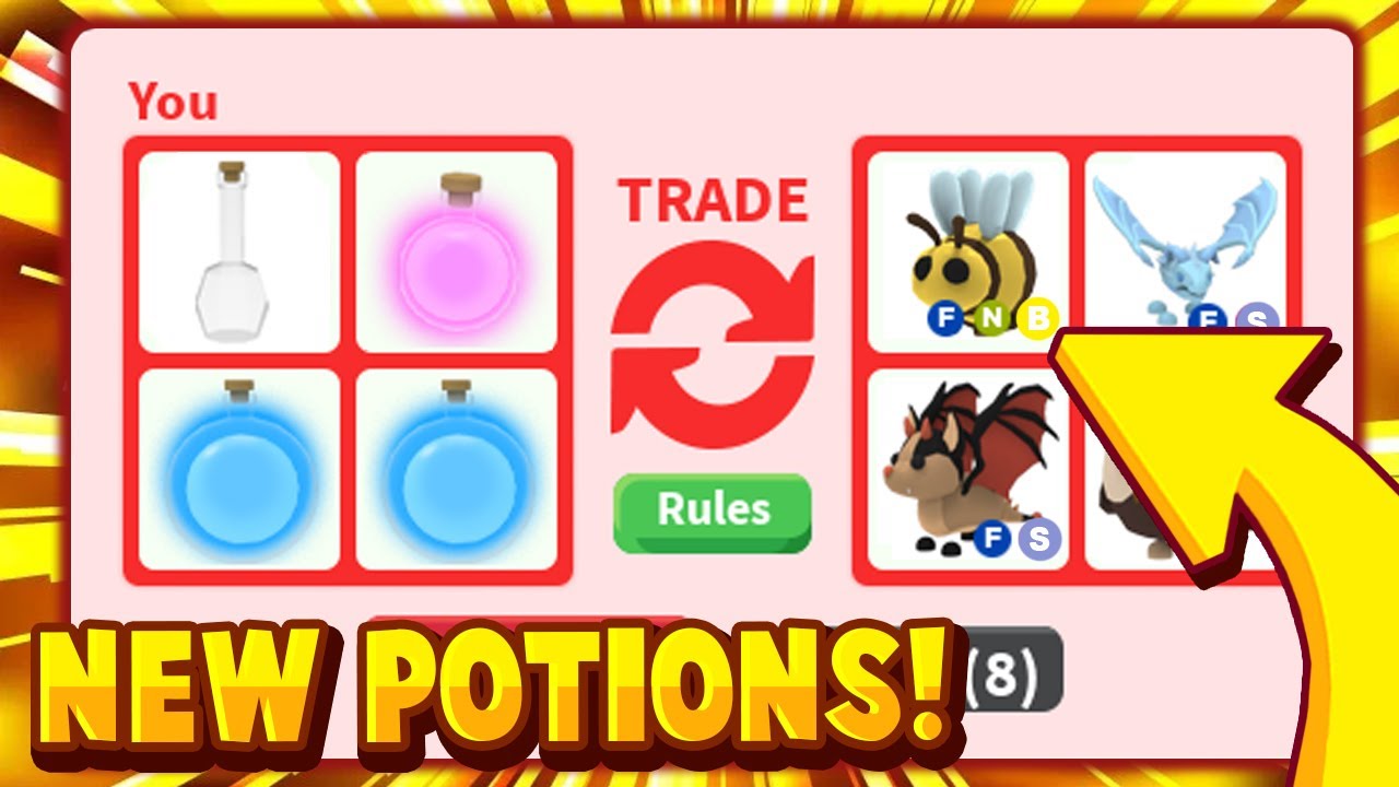 What People Trade For NEW PET POTIONS in Roblox Adopt Me Update! + How To Get FREE ADOPT ME POTIONS