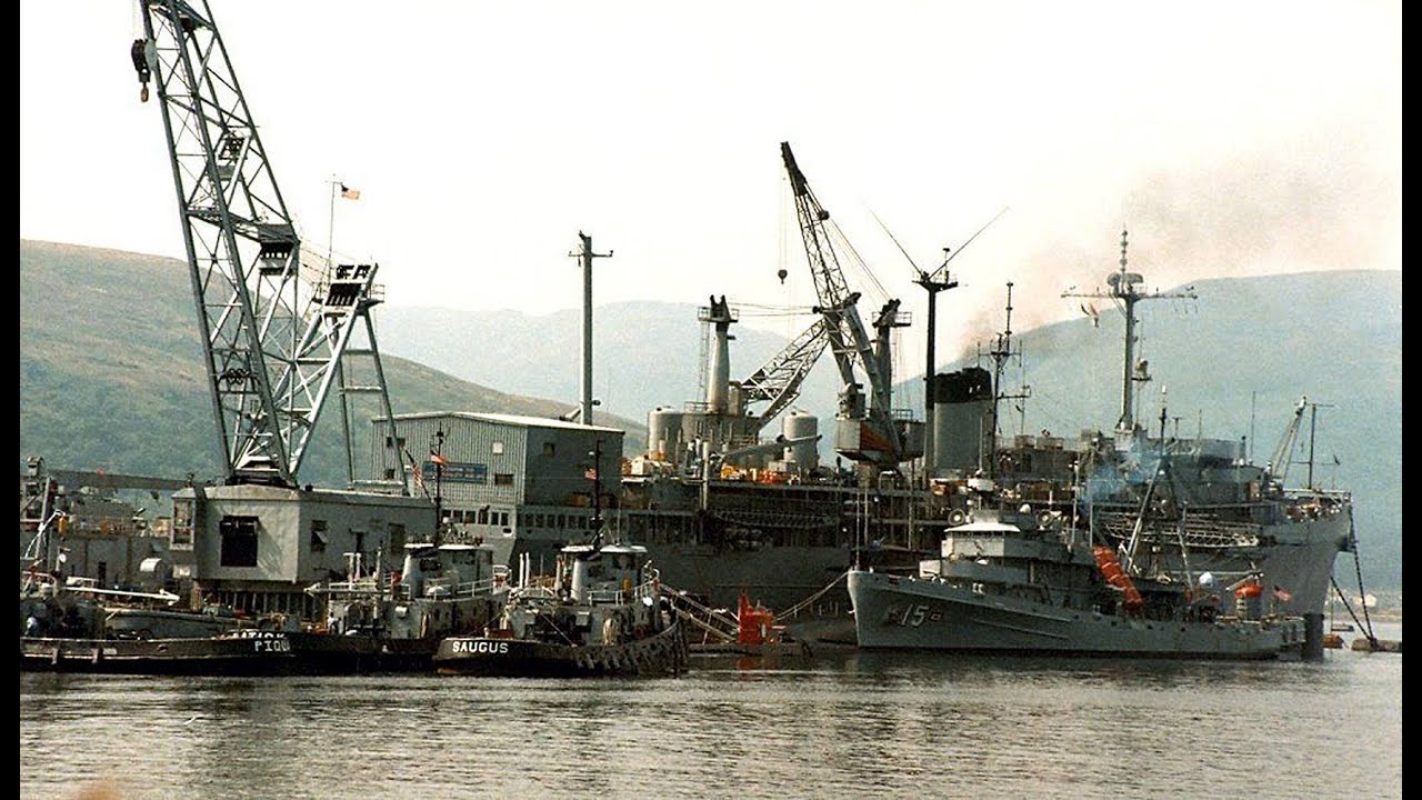 US Navy Holy Loch Scotland 1982