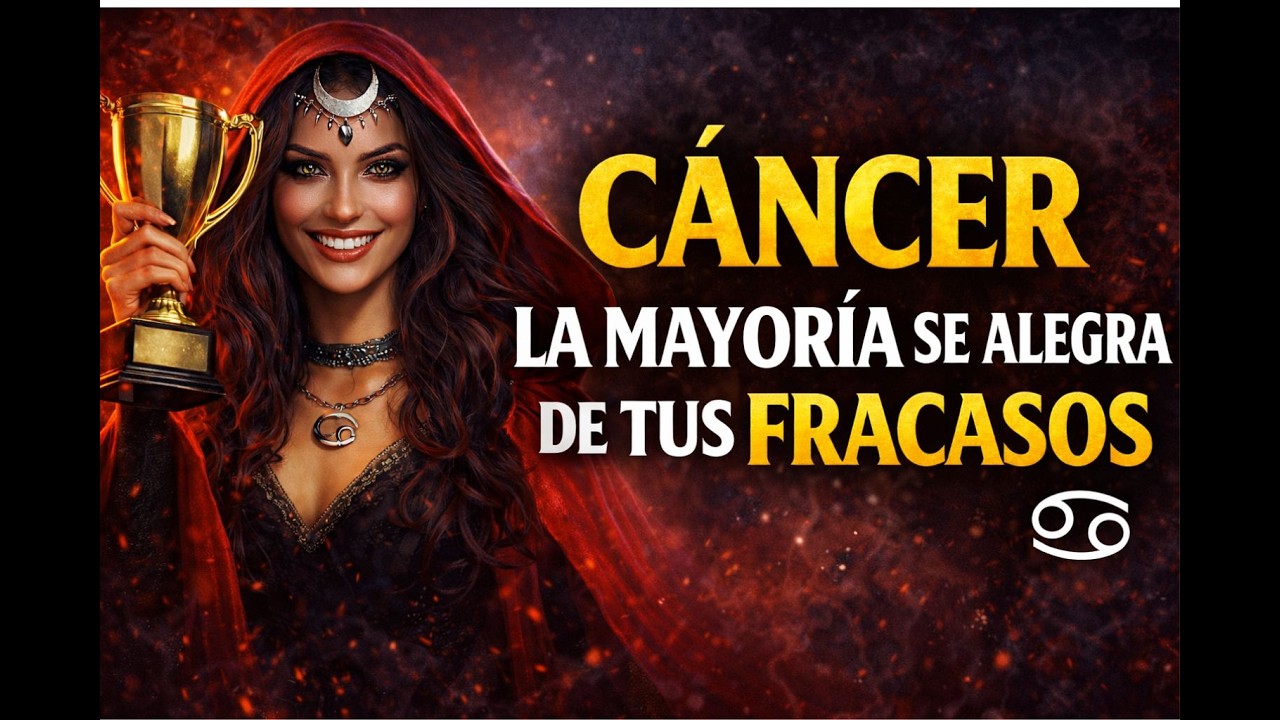 CANCER ♋ La mayoría se alegra de tus fracasos