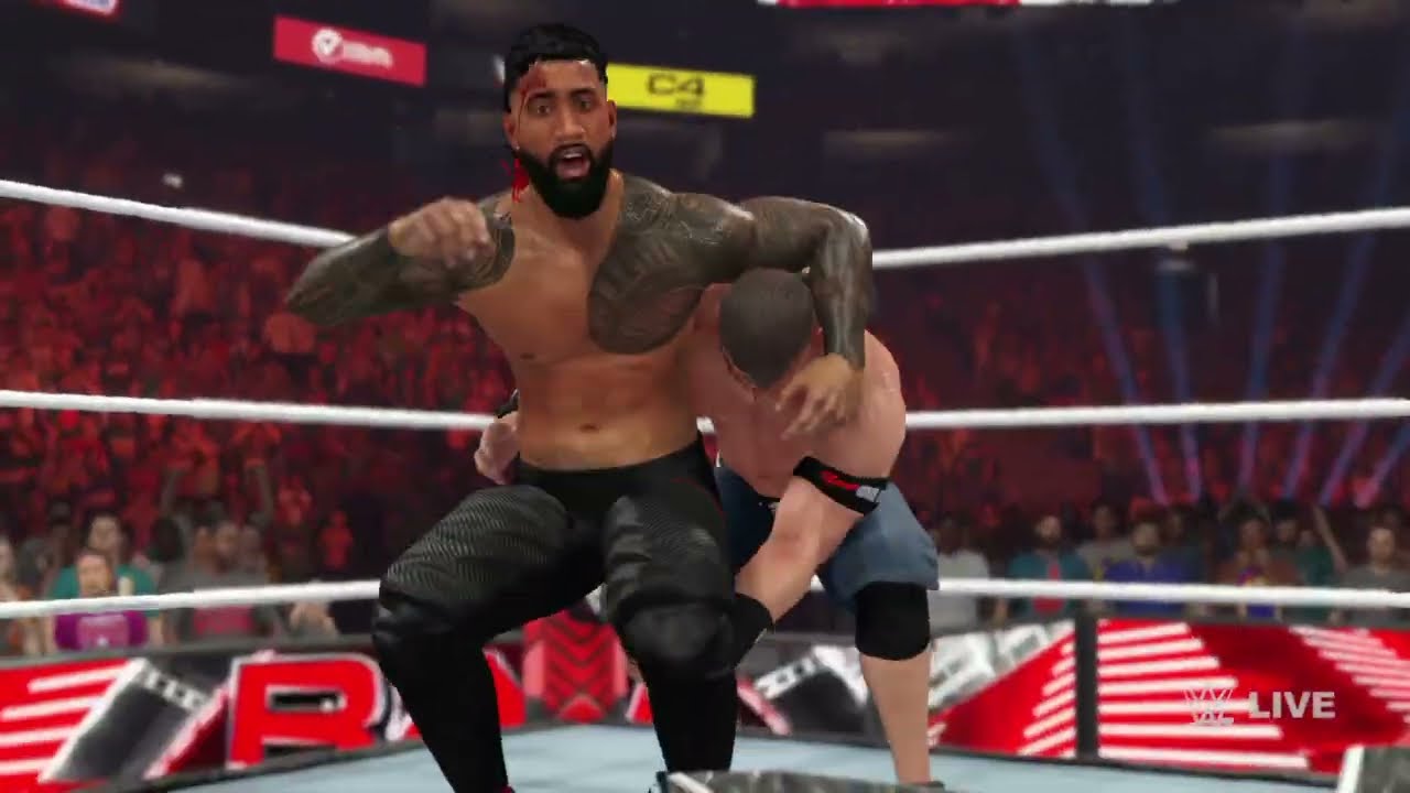 Jey uso Vs Cena