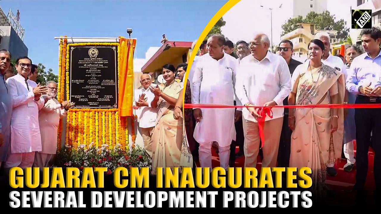 Gujarat CM Bhupendra Patel inaugurates several development projects in Ahmedabad
