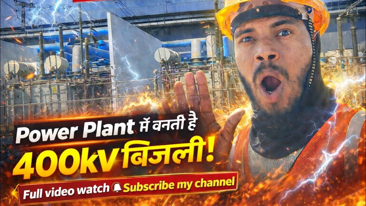 Power Plant के अंदर 400KV बिजली कैसे बनती है? 😳 | Dangerous Power Plant Vlog