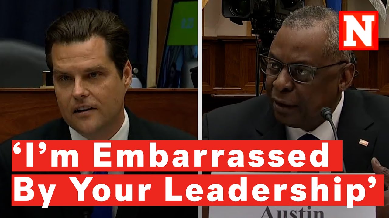 Watch: Matt Gaetz And Lloyd Austin Clash Over 'Wokeism' In U.S. Military