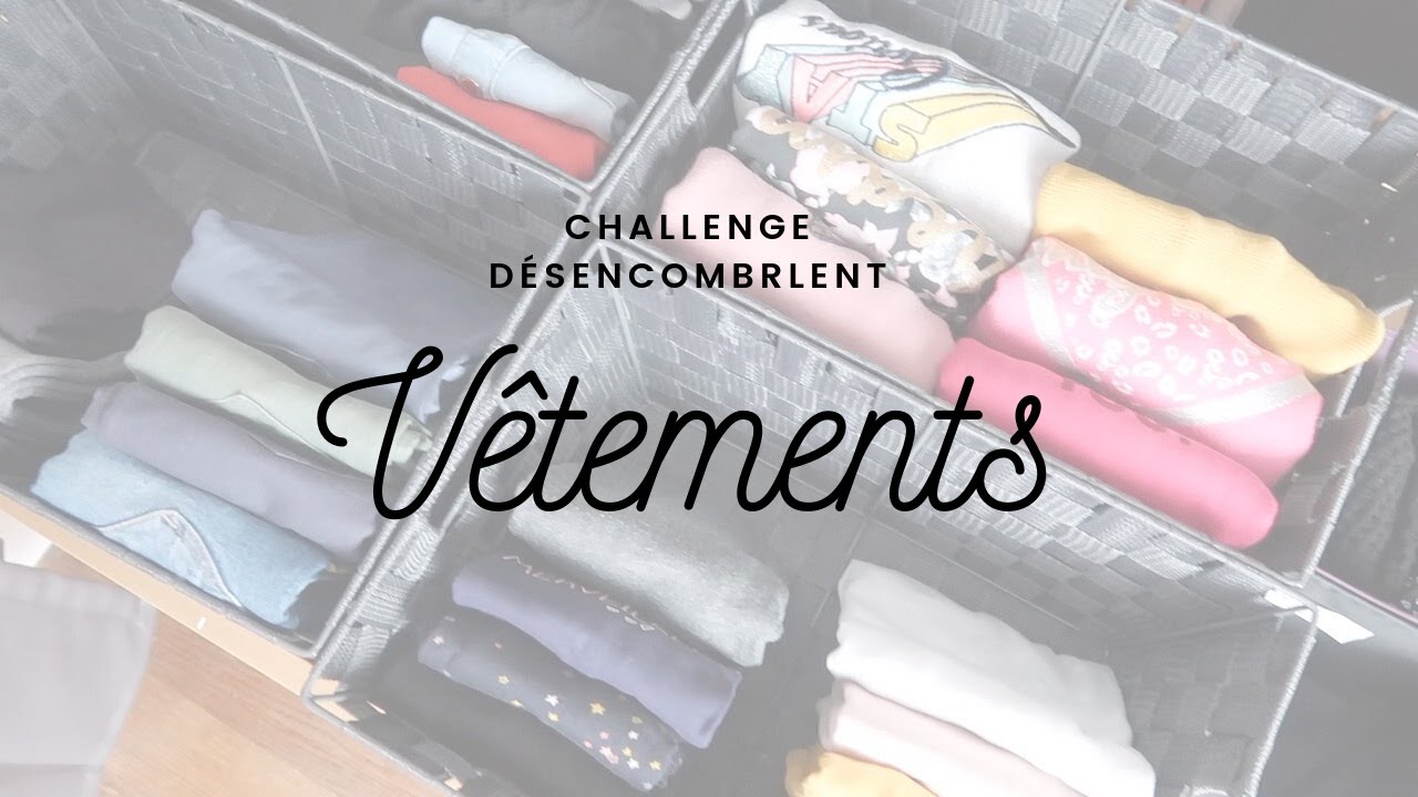 Challenge Désencombrement 1: Vêtements, Serviettes, Draps...⎮Astuces et Organisation