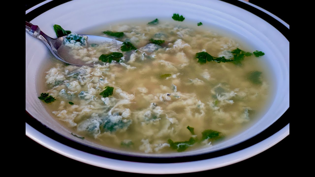 How to Make STRACCIATELLA SOUP / Italian Egg Drop Soup
